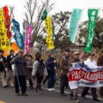 PAC3ミサイルの武山基地強行搬入反対、抗議行動(神奈川県横須賀市・富浦公園)