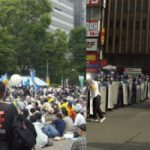 チャレンジ・ザG8市民ピースウォーク(北海道・札幌市大通「広場」)