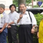 70人参加し沖縄戦に関する教科書検定の白紙撤回を求める行動