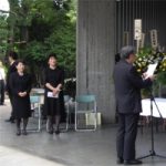 千鳥ヶ淵「戦争犠牲者追悼、平和を誓う集会」に200人参加