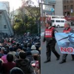 1.27　ＮＯ　ＯＳＰＲＥＹ　東京集会に４千人以上が参加。配備撤回求める