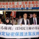 2800人が参加し、「知る権利を守れ！」とデモ行進　秘密保護法案と立憲主義否定の国づくりに反対する１０．２９集会