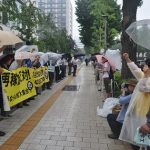 ７．９川内原発の再稼働を許さない緊急行動に350人参加