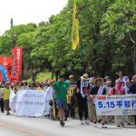 第39回　５・１５沖縄平和行進にのべ4500人が参加