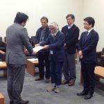 オスプレイ墜落事故で　防衛省に申入れ