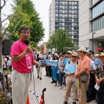 辺野古埋立て反対　共謀罪廃案！国会包囲行動に18000人