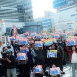 安倍9条改憲ＮＯ！森友疑惑徹底究明！3.25新宿街頭宣伝