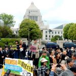４・14国会前行動に３万人　安倍政権の早期退陣を訴える