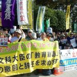 止めよう!改憲発議　11・３国会前大行動に1万8千人