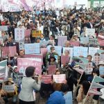 「改憲よりもあたりまえの政治を」市民連合が街頭宣伝